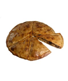 Empanada gallega de Bacalao con pasas