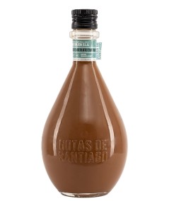 Gotas de Santiago crema de  chocolate y trufa